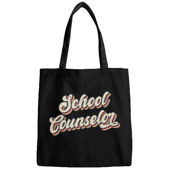 Retro Counseling Teacher Appreciation School Counselor Bags