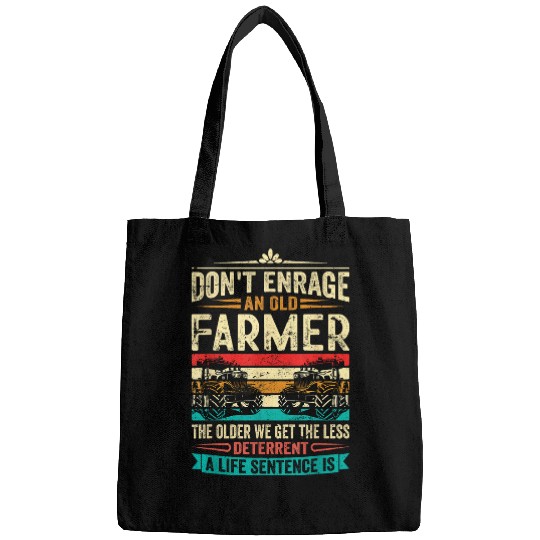 OLD TRACTOR FARMER Agriculture Harvest Bags