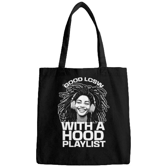 African American LCSW Social Worker Hip Hop Locs Bags