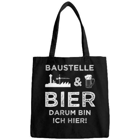 Construction site beer construction worker brick gift Bags