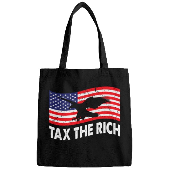 Tax The Rich vintages Retro Cancel Student Debt AOC 3 Bags