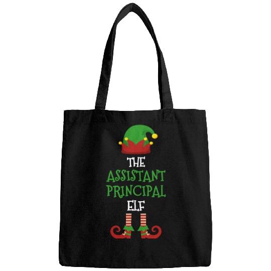 Assistant Principal Elf Matching Pajamas Christmas Teacher Bags