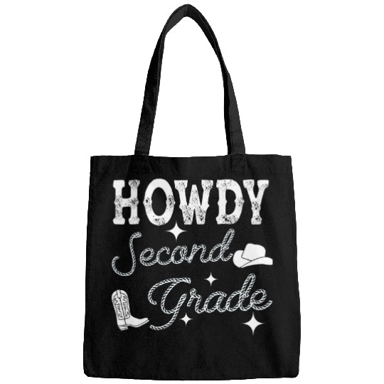 Howdy Second Grade Teacher Student Back To School 2nd Grade Bags