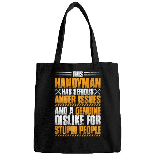 Repairman Tools Craftsman Maintenance Anger Issues Handyman 1 Bags