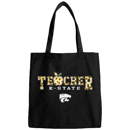 Kansas State Wildcats Teacher Sunflower Slogan Bags
