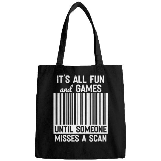 Funny Misses A Scan for Postal Worker meme joke Men Women Bags