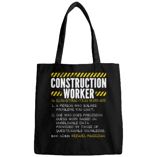 Construction Excavator Job Foreman Construction Worker Bags