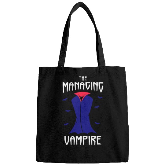 The Managing Vampire Halloween Boss Trick or Treat Manager Bags