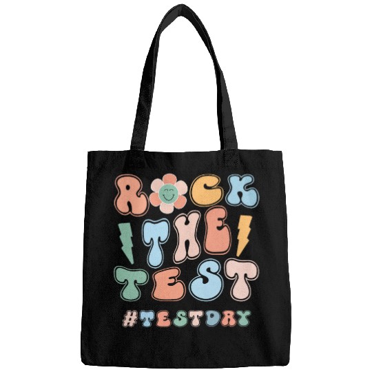 Rock The Test Testing Day Retro Motivational Teacher Student 36 Bags