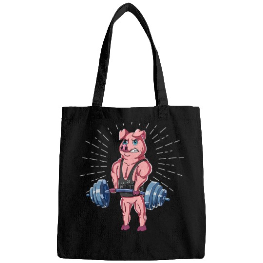 Pig Deadlift Fitness Gym Weightlifting Bags