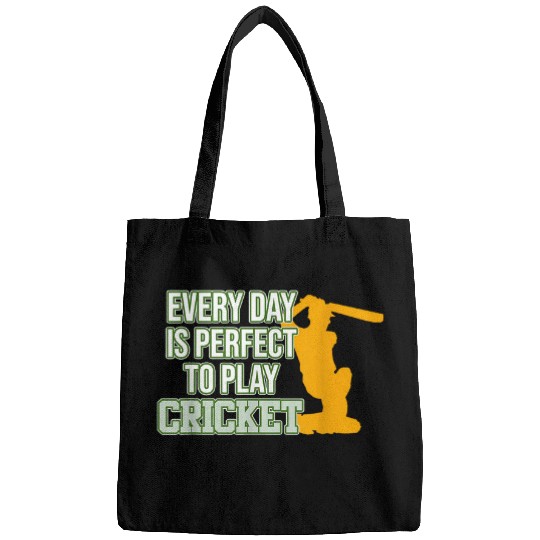 Perfect To Play Cricket Sports Player Team Coachs Graphic Bags