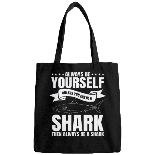 Great White Shark Zoologist Largest Predator Fish Biologists Bags