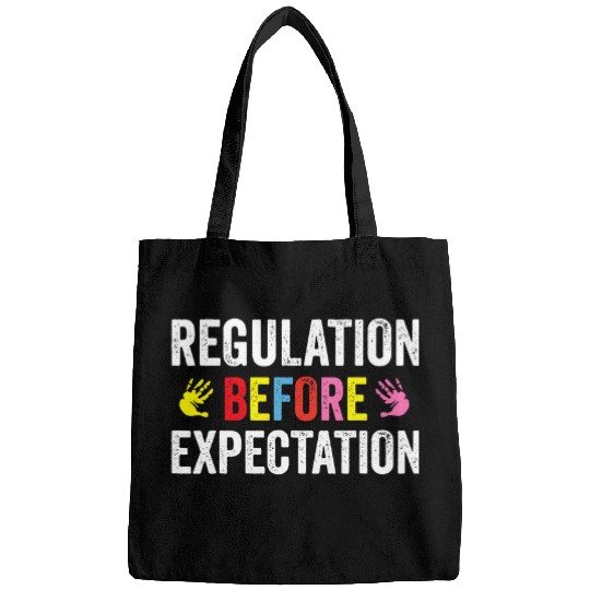 Regulation Before Expectation Cute Neurodiversity Therapist Bags