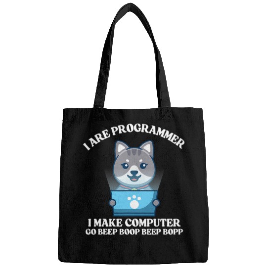 I Are Programmer Cat Engineer Full Stack Software Developer Bags