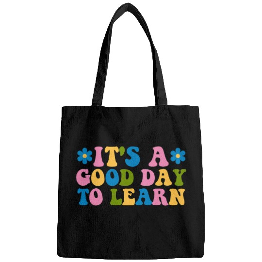 Its A Good Day To Learn Cute vintages Retro Teacher Student 2 Bags