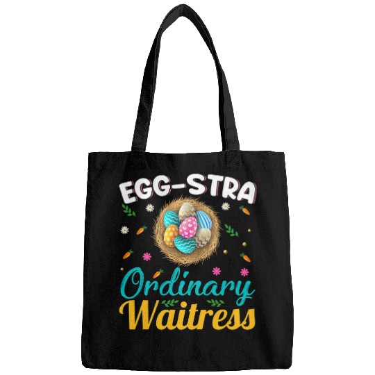 Eggcellent Eggs Hunter Easter Waitress Bunny Womens Mens Bags