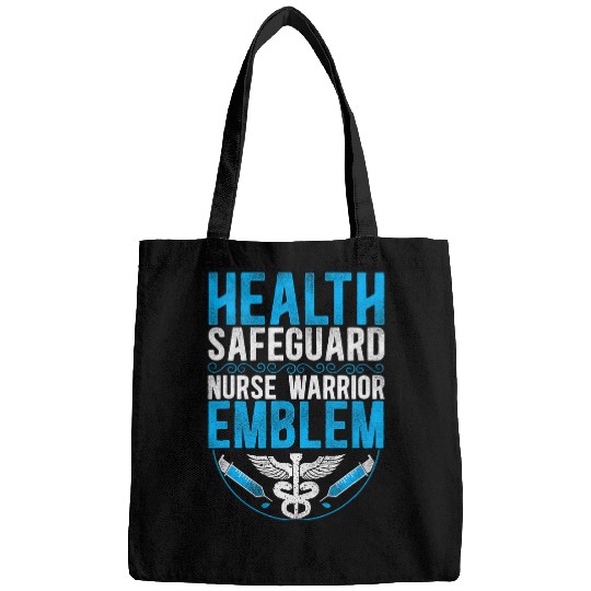 Health Safeguard nurses Warrior Emblem Bags