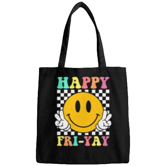 Happy FriYay Funny Teacher Friday Weekend School Bags