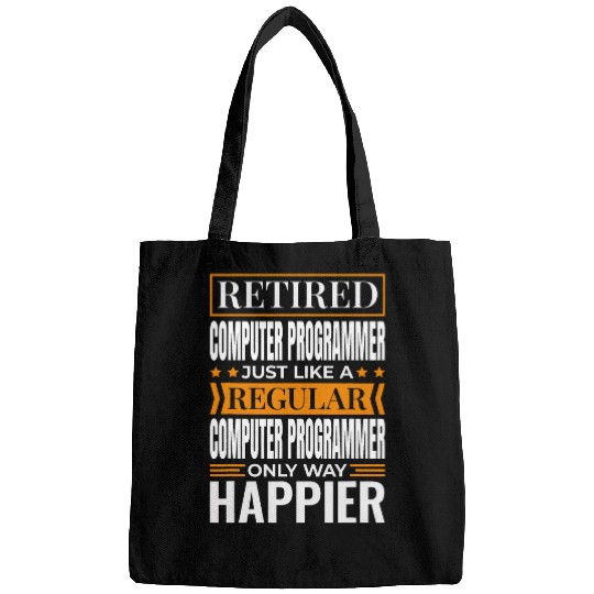 Retired Computer Programmer for Retiree Computer Engineer Bags