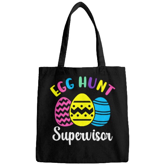 Egg hunt supervisor matching easter eggs hunting group Bags