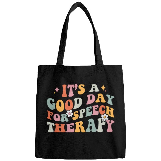 Retro Speech Language Pathologist Groovy Speech Therapy SLP 1 Bags