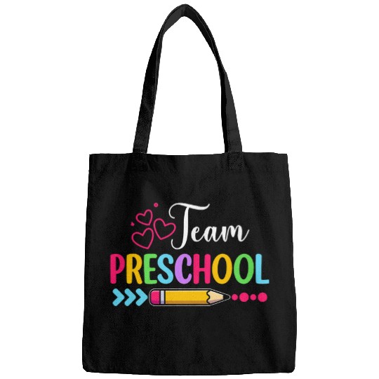Team Preschool Teacher Student Funny Back To School Bags
