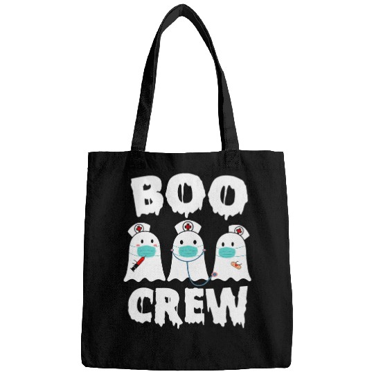 halloween nurses nursing cute health worker halloween pattern 2 Bags