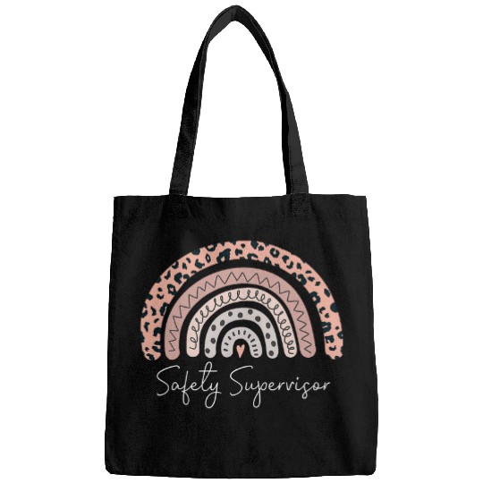 Safety Supervisor Leopard Rainbow Appreciation Bags