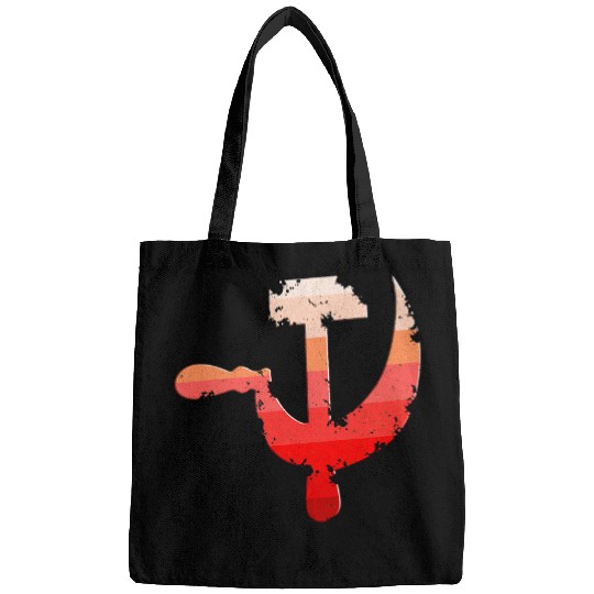 Hammer And Sickle Worker Hardworkers Farmer Bags