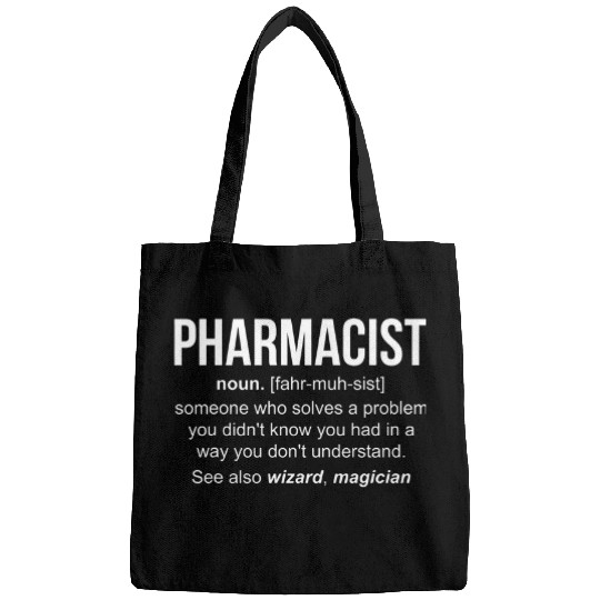 Pharmacist Definition Funny Pharmacy Dictionary Meaning Bags