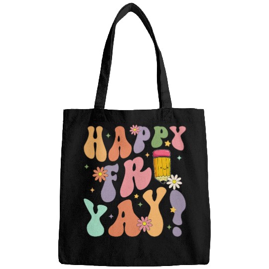 Happy FriYay Groovy Friday Lovers Fun Teacher TGIF Bags