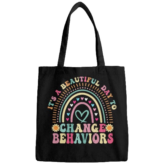 ABA Behavior Analyst Boho Rainbow Behavior Therapist Gifts Bags
