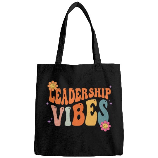 Retro Leadership Vibes Teacher Life Women Kids Bags