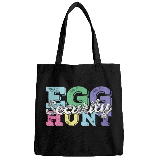 Egg Hunt Security Retro Easter Egg Hunt Supervisor Easter Bags