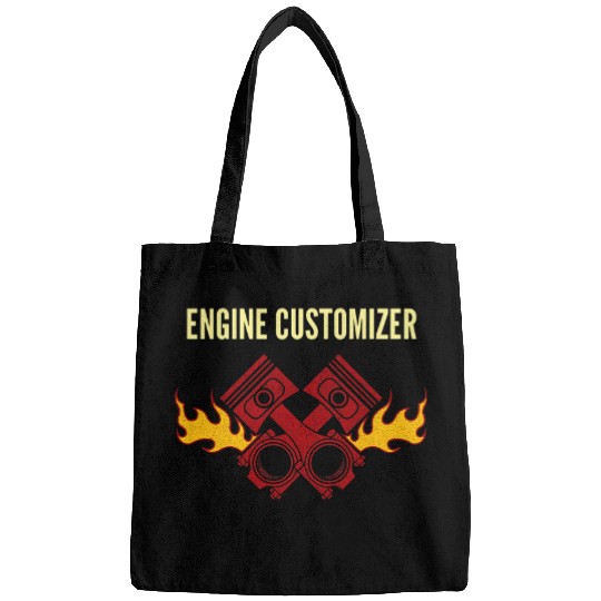 Engine Customizer Car Mechanic Auto Car Repair Car Lover Bags