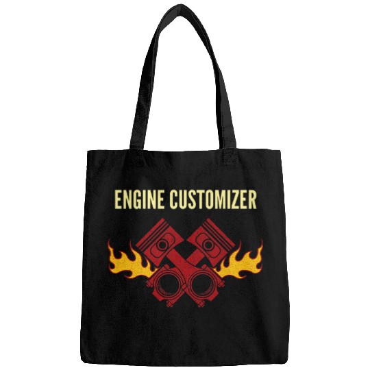 Engine Customizer Car Mechanic Auto Car Repair Car Lover Bags
