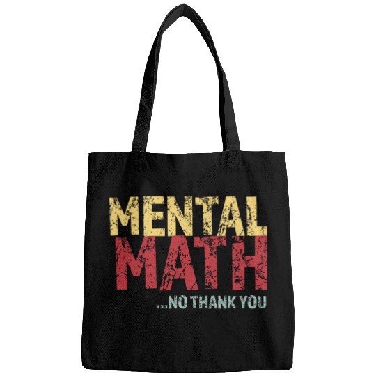 Mental Math No Thank You Bags