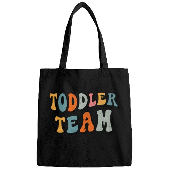 Toddler Team Retro Groovy Back To School Matching Teaching Bags