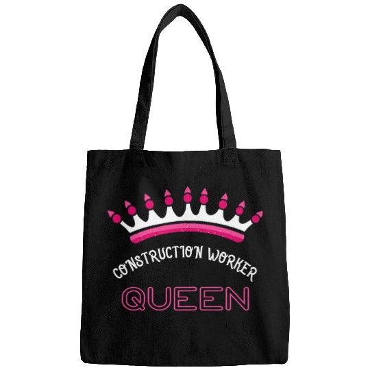 Construction Worker Queen Bags