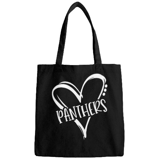 Retro pantherss Mascot Unisex School Spirit pantherss Sports Bags
