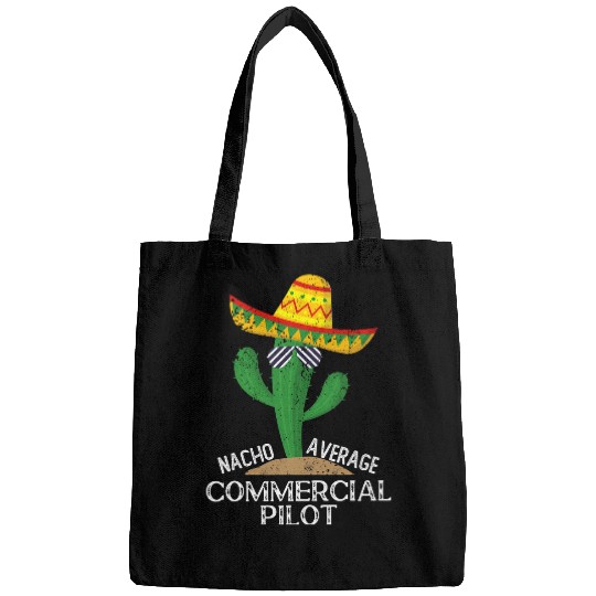 Nacho Average Commercial Pilot Cinco De Mayo Mexican Bags