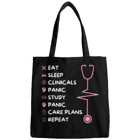 Funny Nursing Student nurses Idea Daily Tasks nurses Life Bags