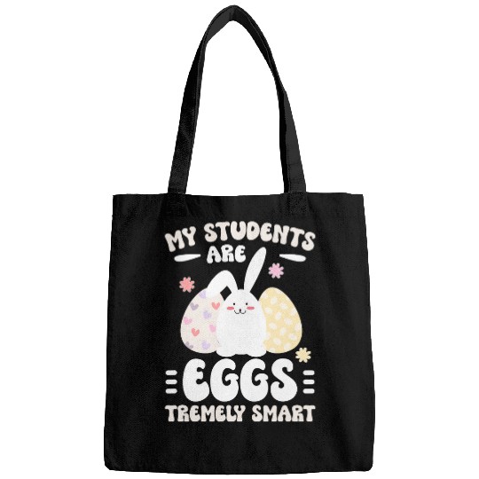Eggstremely Smart Teacher Easter Bunny Teaching Easter Day Bags