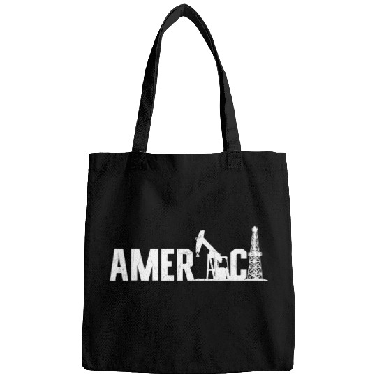 America Roughneck Oil Rig Worker Workers Oil Field Oilfield Bags