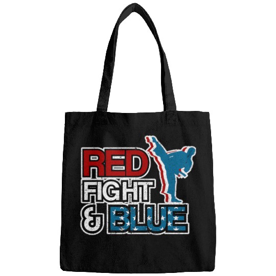 American Flag Martial Arts 4th of July Karate Taekwondo USA Bags