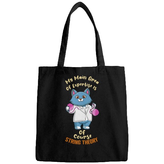Cat Owner Yarn Lover Future Physicist Physics Student Bags