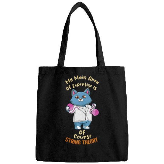 Cat Owner Yarn Lover Future Physicist Physics Student Bags