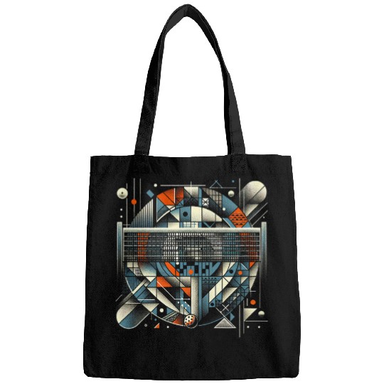 Abstract Pickleball Net Bags
