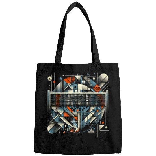 Abstract Pickleball Net Bags