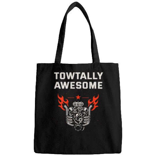 Towtally Awesome Mechanic Trucker Car Repair Truck Driver 1 Bags